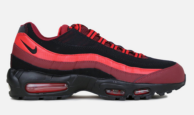 nike air max 95 essential black and red