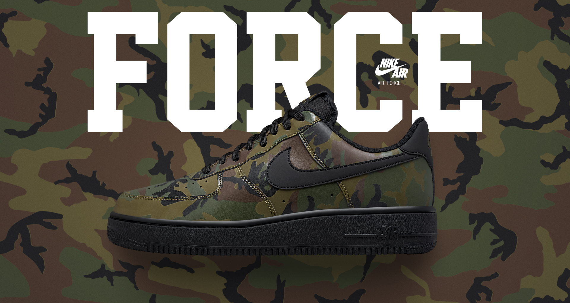 camo print air force 1