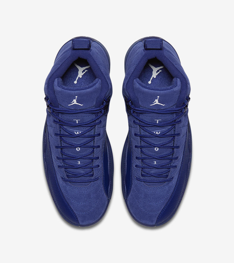 air jordan 12 retro blue suede