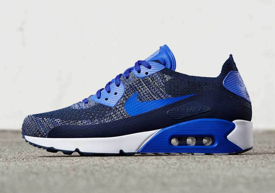 air max 90 flyknit grey