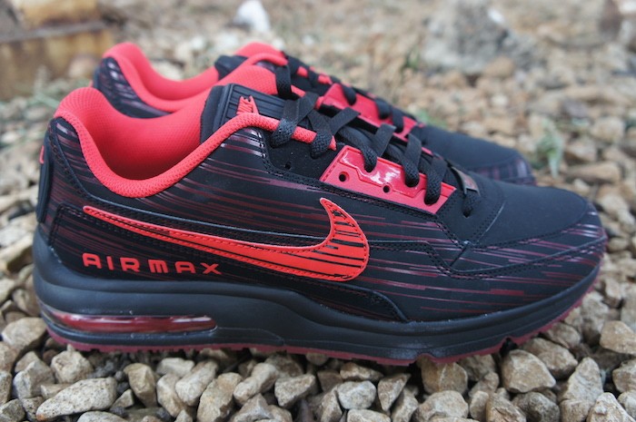 nike air max ltd black and red