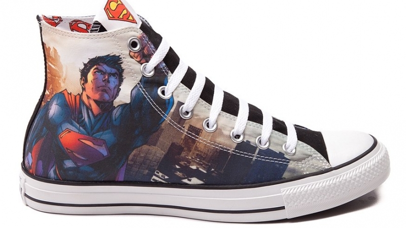 converse comic book shoes