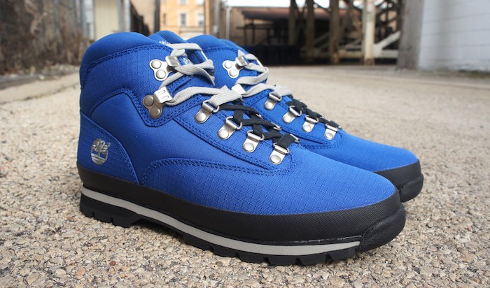 blue white timberland boots