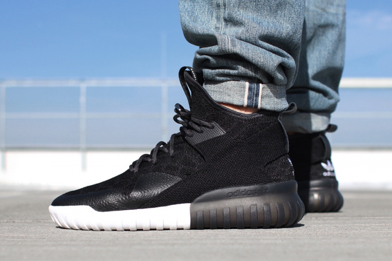 adidas tubular x men's black sneakers