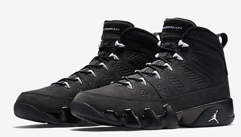 air jordan retro 9 men's black sneakers