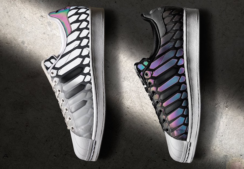 adidas originals superstar xeno reflective shoes