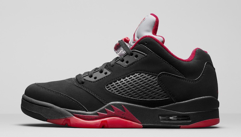 black jordan 5 retro low