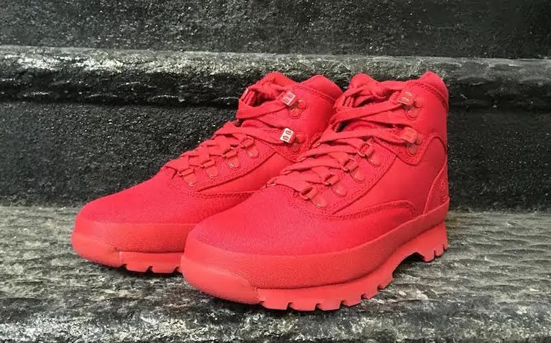 all red timberlands mens