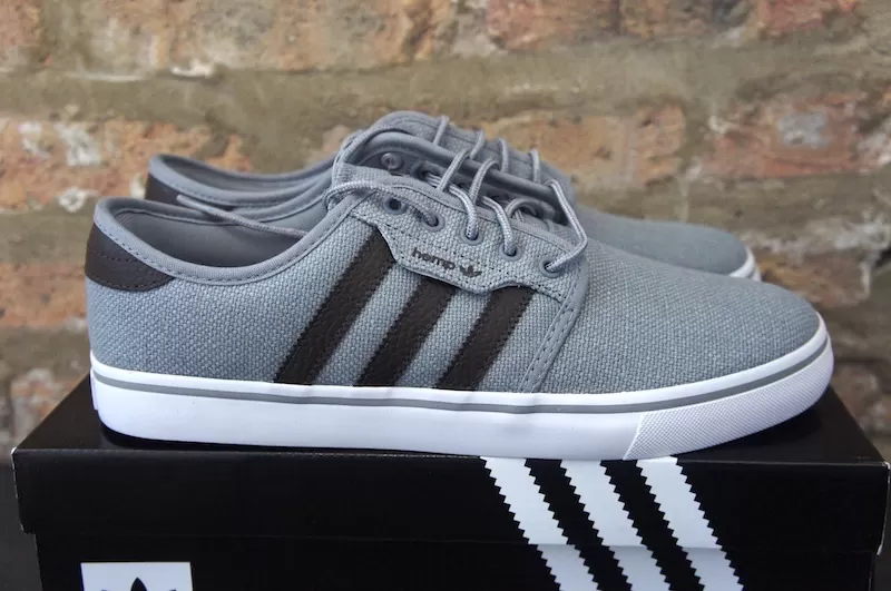 adidas gazelle silver green womens Adidas Skate Seeley ADV CBLACK/CBLACK/CBLACK C76906 US Mens Size 7 main image 1