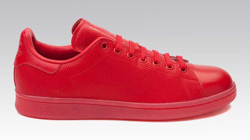 adidas stan smith all red
