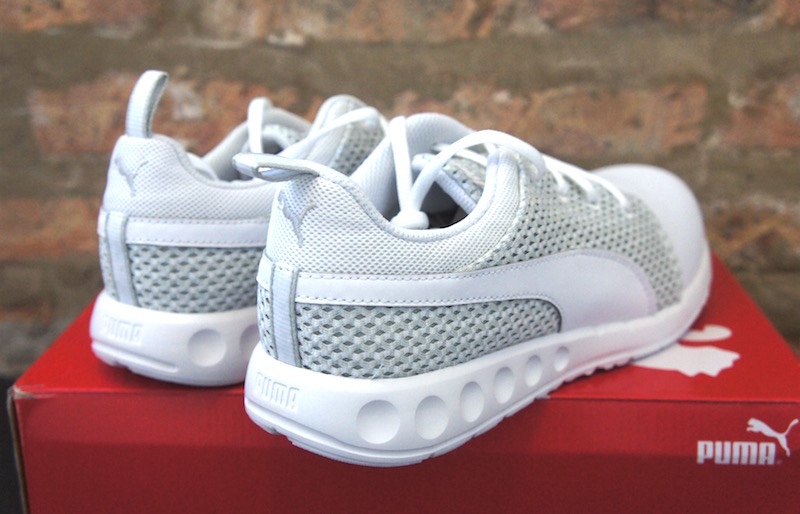 puma carson runner kids white