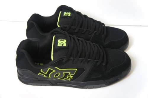 DC Caliber Skate Shoe Black Lime Sale Soleracks DC Caliber Skate Shoe Black Lime Sale Soleracks