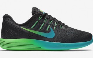 nike lunarglide 8 black green