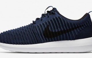 Nike Roshe Two Flyknit College Navy Medial Nike Roshe Two Flyknit College Navy Medial