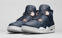 Air Jordan 4 Retro Premium Navy/White | Soleracks