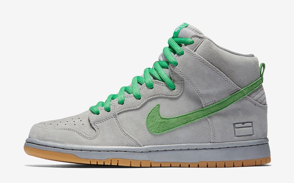 nike sb dunk high grey