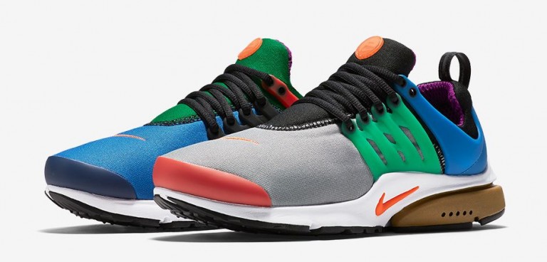 nike mismatched running shoes