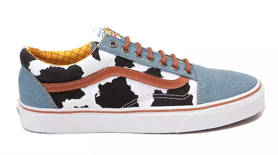 vans toy story woody on feet