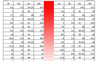 vans size chart womens to mens