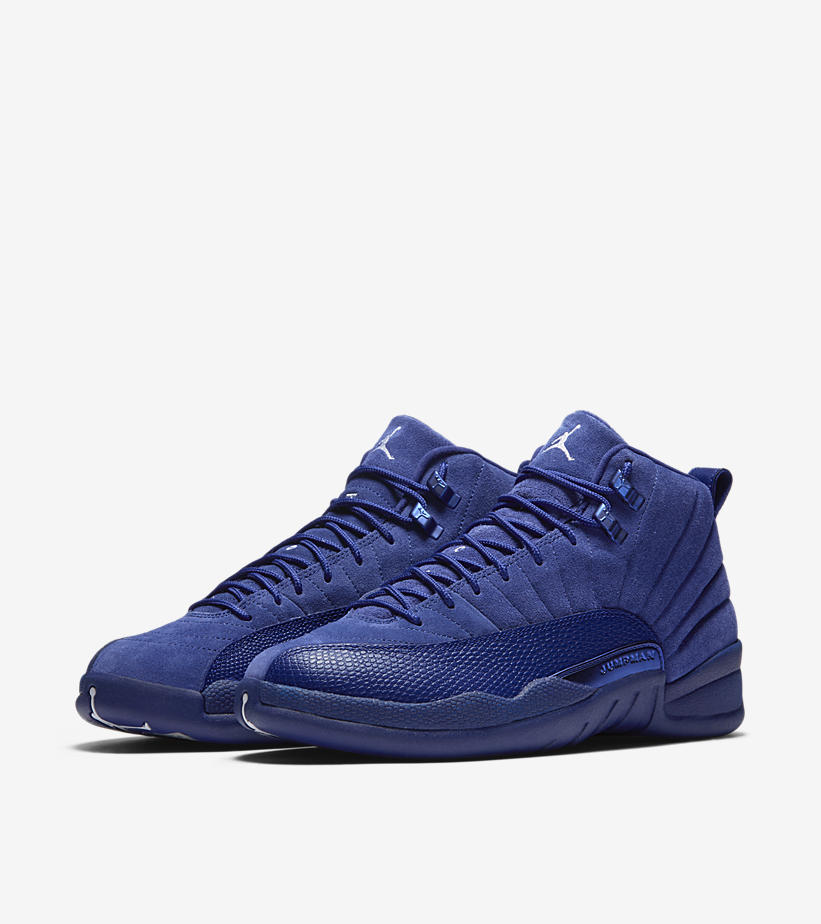 air jordan 12 retro blue suede