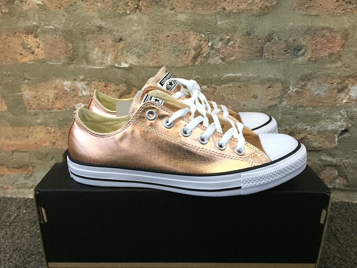 converse all star rose metallic