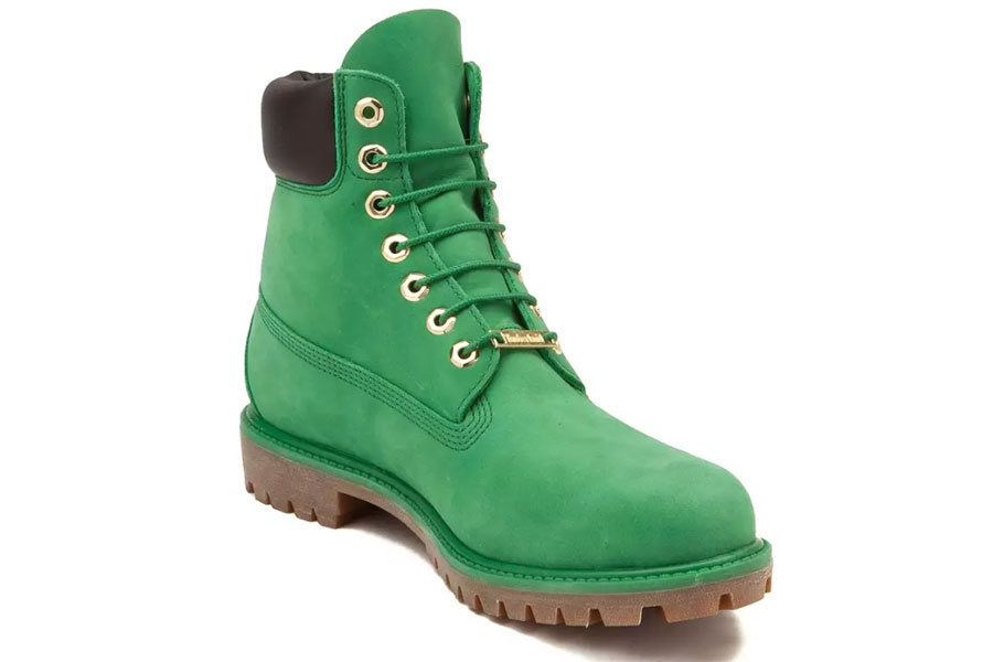 metallic green boot