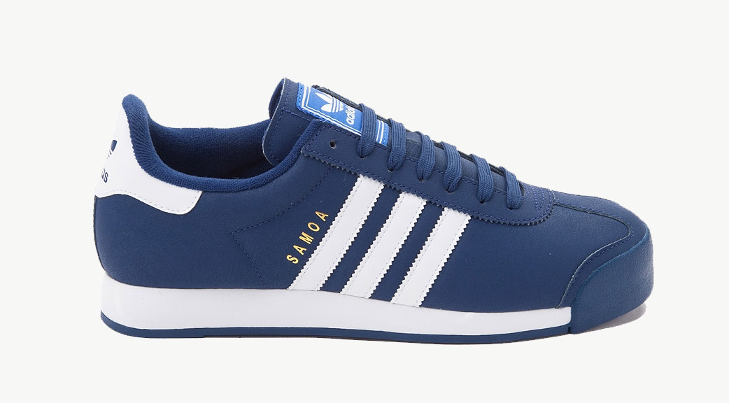 navy blue samoa adidas