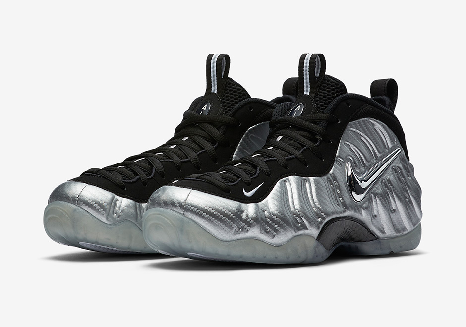 mens silver foamposites