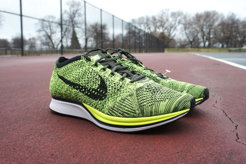 flyknit racer for running