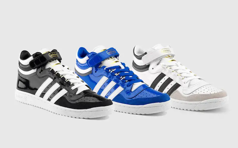 adidas patent leather sneakers