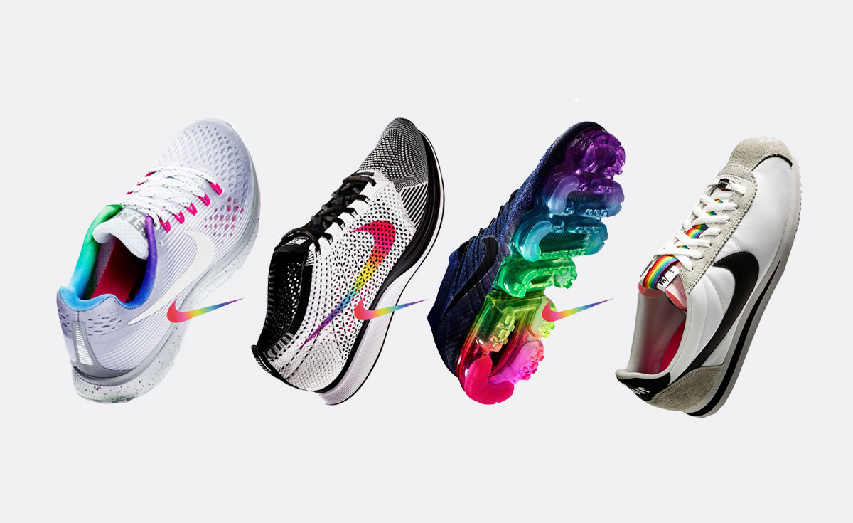 nike rainbow pride shoes