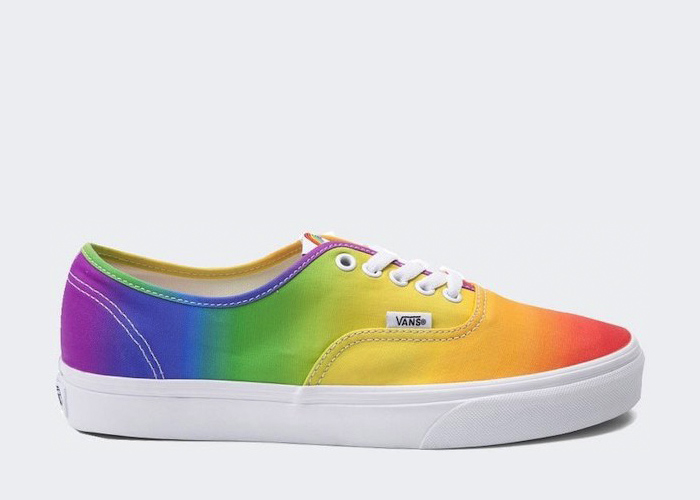 rainbow van shoes