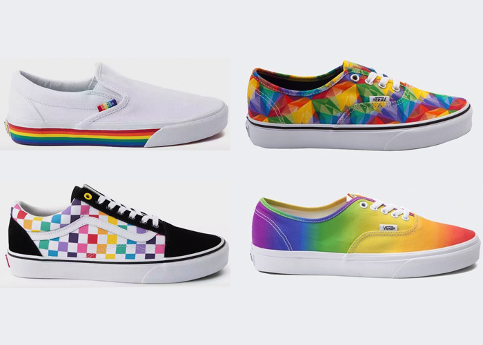 scarpe rainbow