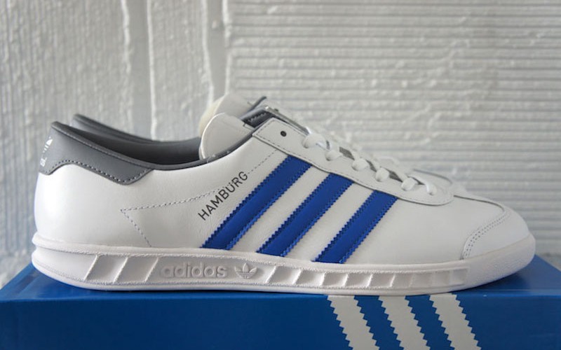 adidas hamburg white and blue