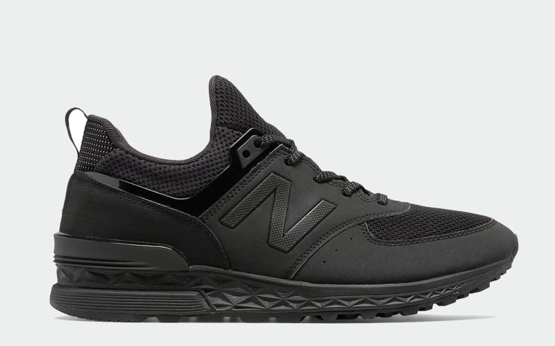 new balance 574 triple black