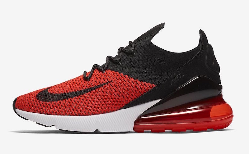 Nike Air Max 270 Flyknit Chili Red Sale $109 | Soleracks