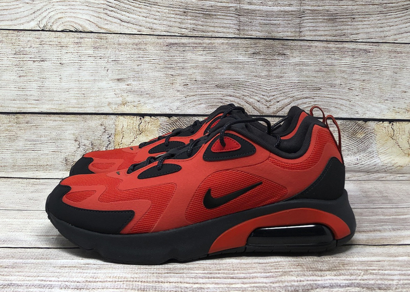 men's 'air max 200 casual shoes red
