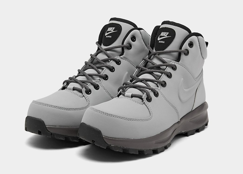 gray nike boots