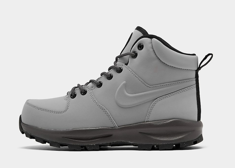 Nike Manoa Leather Boots Gray Black | Soleracks