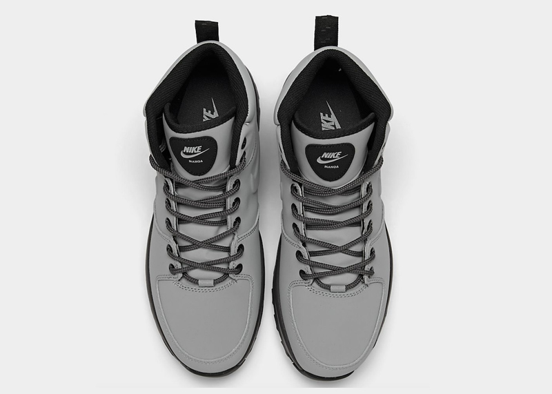 nike manoa leather boots grey