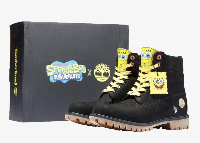 timbs x spongebob