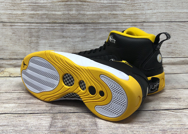 jordan jumpman black and yellow