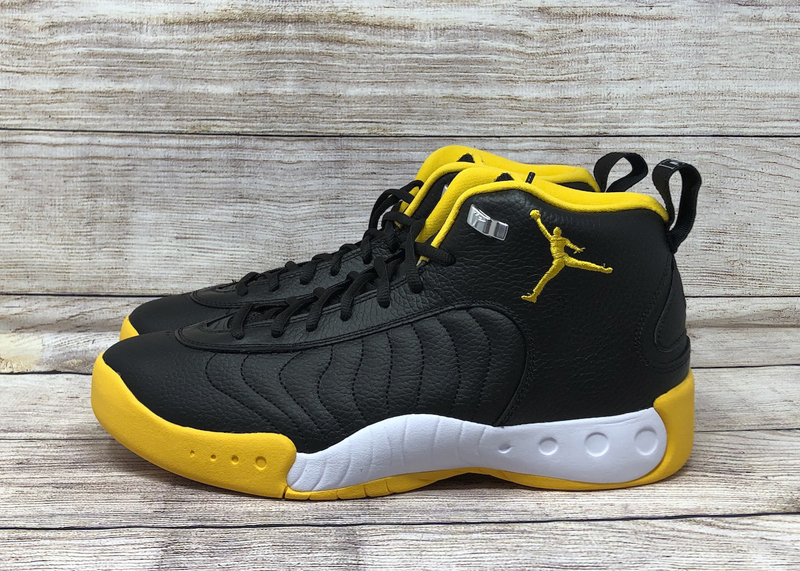 black and yellow jumpman shoes