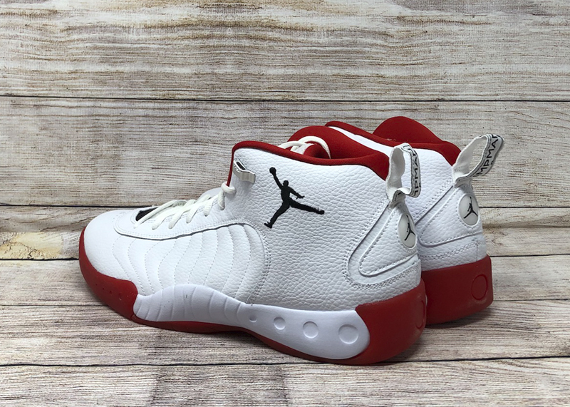 jumpman red and white