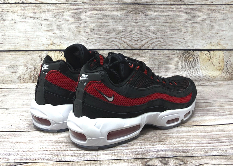 Nike Air Max 95 Black White University Red 749766 039 sale 1