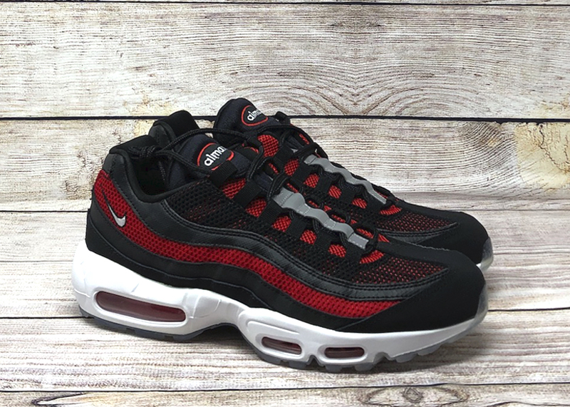 Nike Air Max 95 Black White University Red 749766 039 sale 2