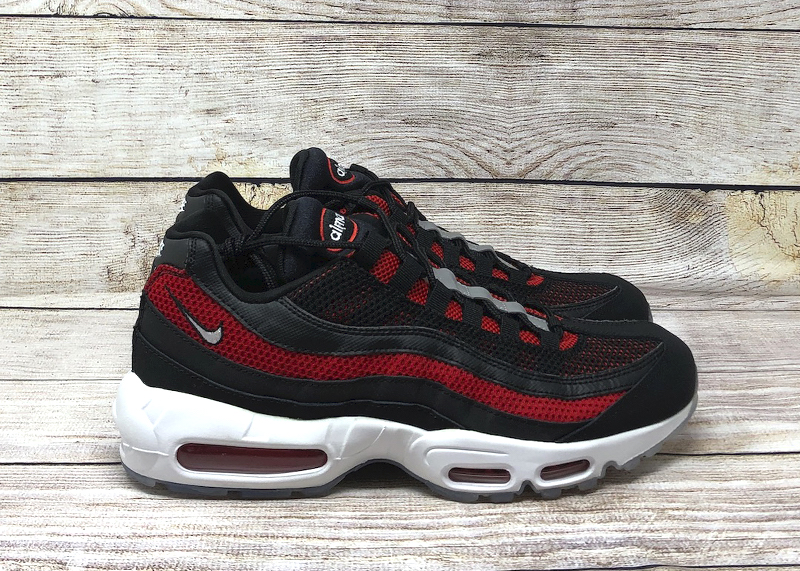 Nike Air Max 95 Black White University Red 749766 039 sale 3