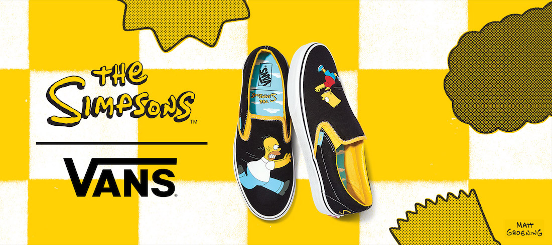 the simpsons shoes vans