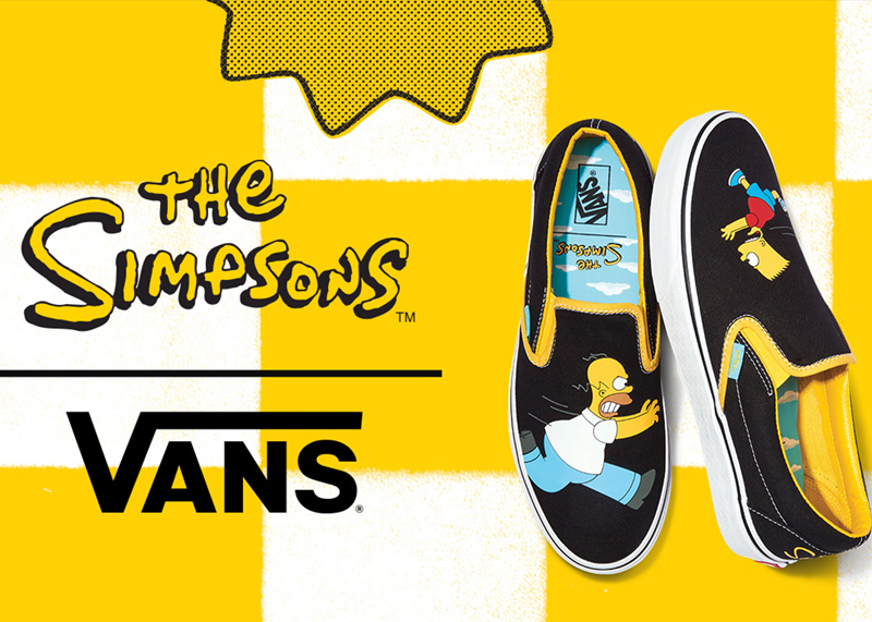 simpsons vans shoes