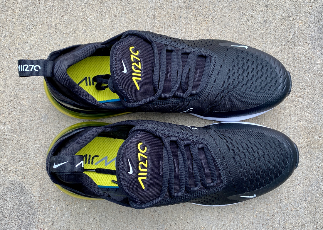 Nike Air Max 270 black yellow